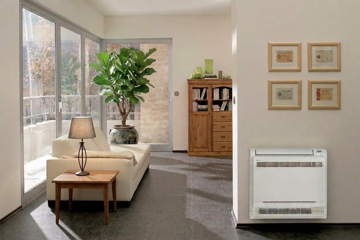 Floor mounted heat pump installation Mt Eden